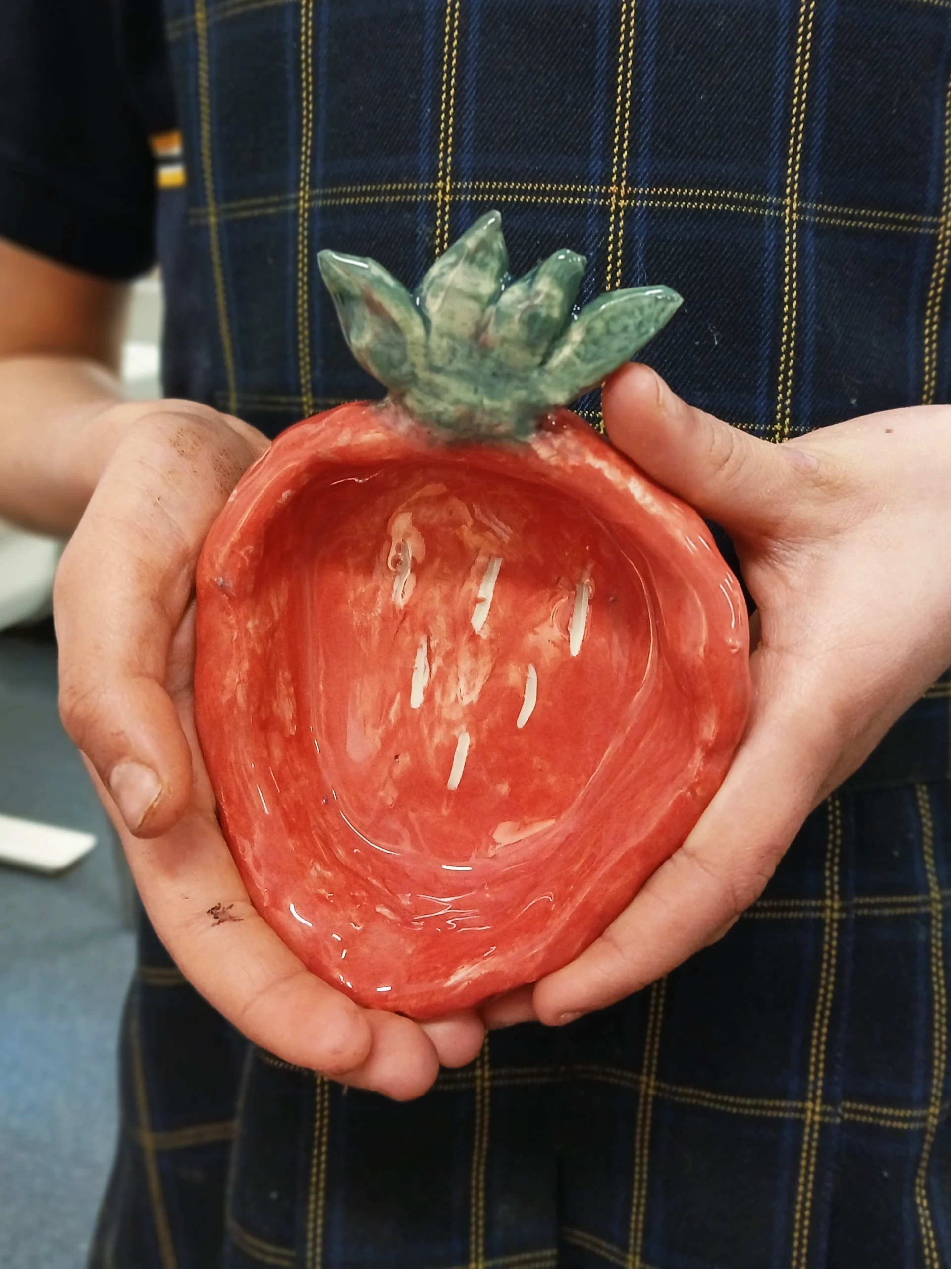 Strawberry bowl, by Matilda Pewkliang